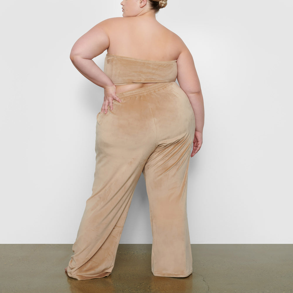 Pantalon Skims VELOUR WIDE LEG Orange | 318TRACXH