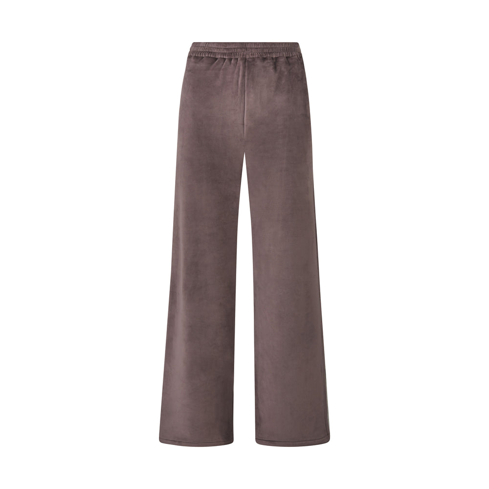 Pantalon Skims VELOUR WIDE LEG Violette Grise | 795GFDMBN