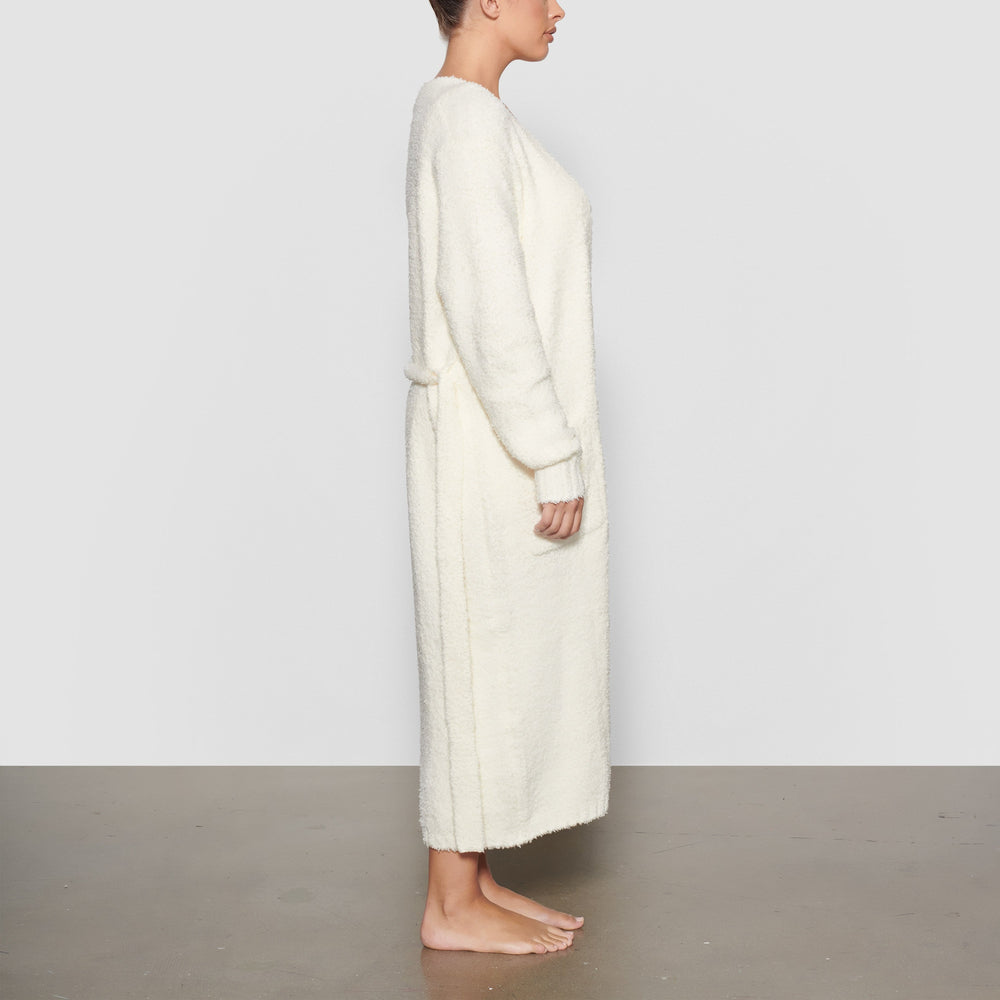 Peignoir Skims COZY KNIT Blanche | 917NEMSPD