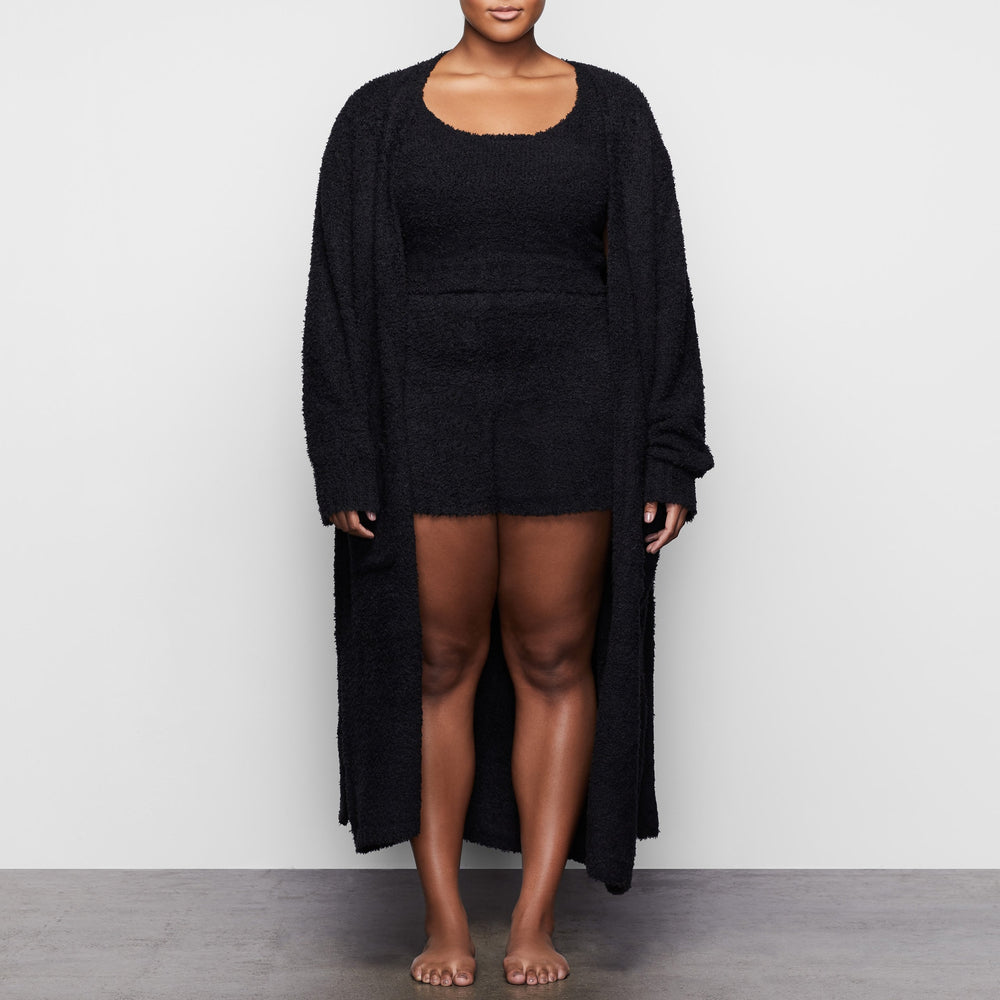 Peignoir Skims COZY KNIT Noir | 845XQWLUI