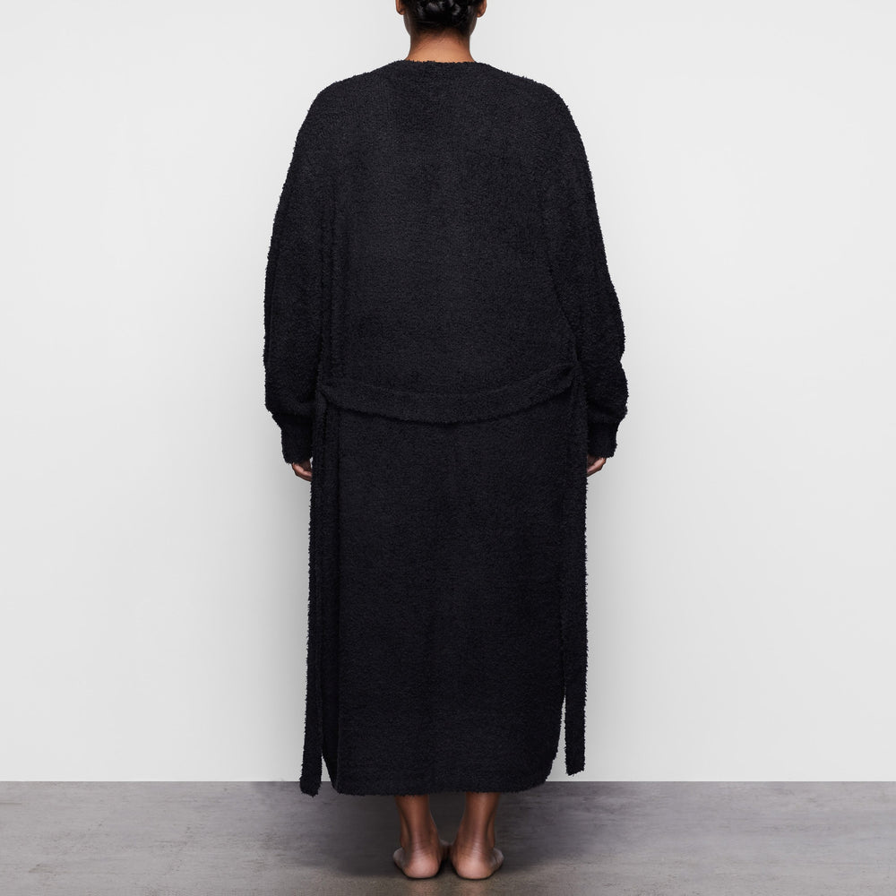 Peignoir Skims COZY KNIT Noir | 845XQWLUI
