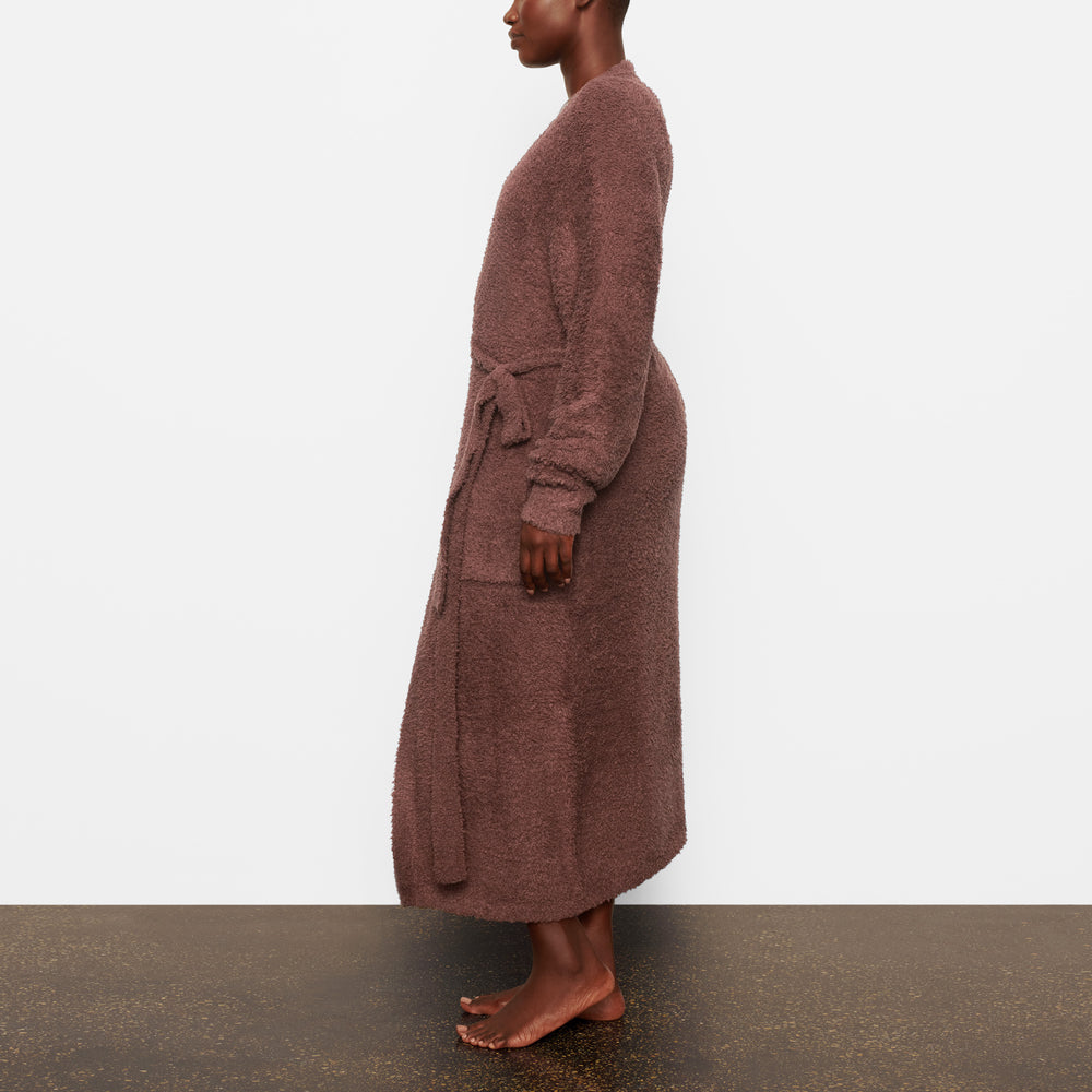 Peignoir Skims COZY KNIT Rouge Foncé | 289CGZDWY