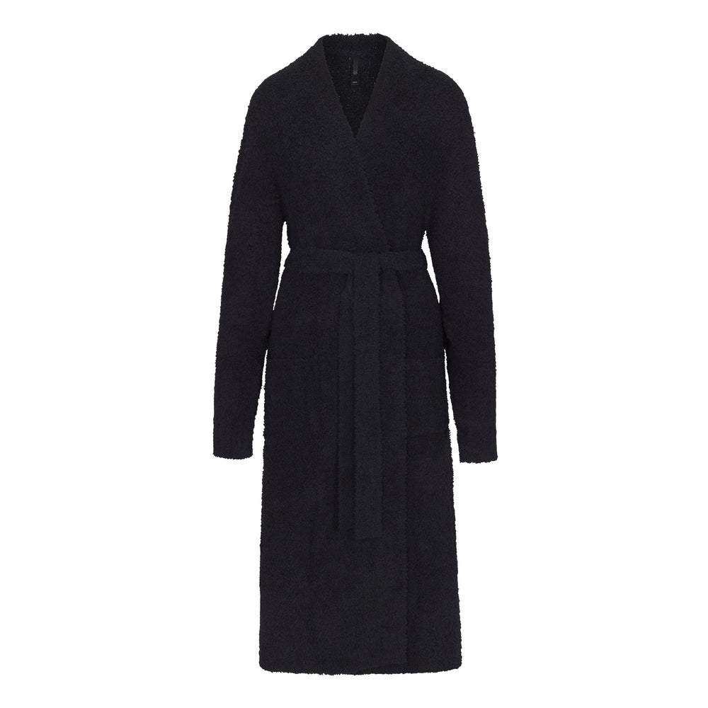Peignoir Skims COZY KNIT UNISEX Noir | 174FQCVKT