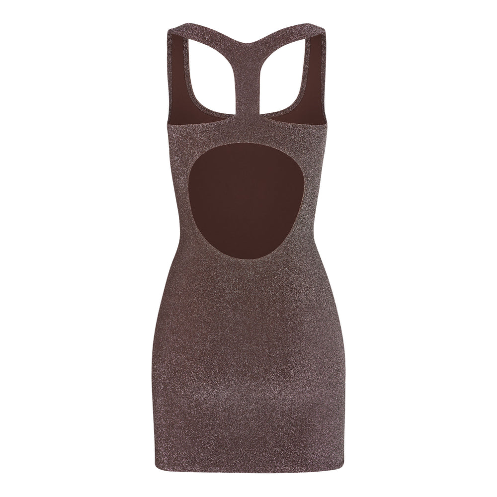 Peignoir Skims GLITTER SWIM METALLIC Chocolat | 861PITHLF
