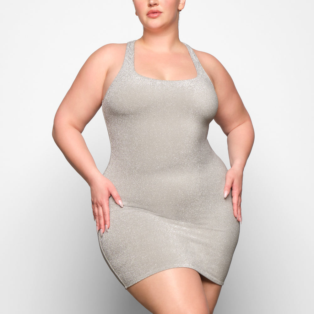 Peignoir Skims GLITTER SWIM METALLIC Grise | 618FLNVJM