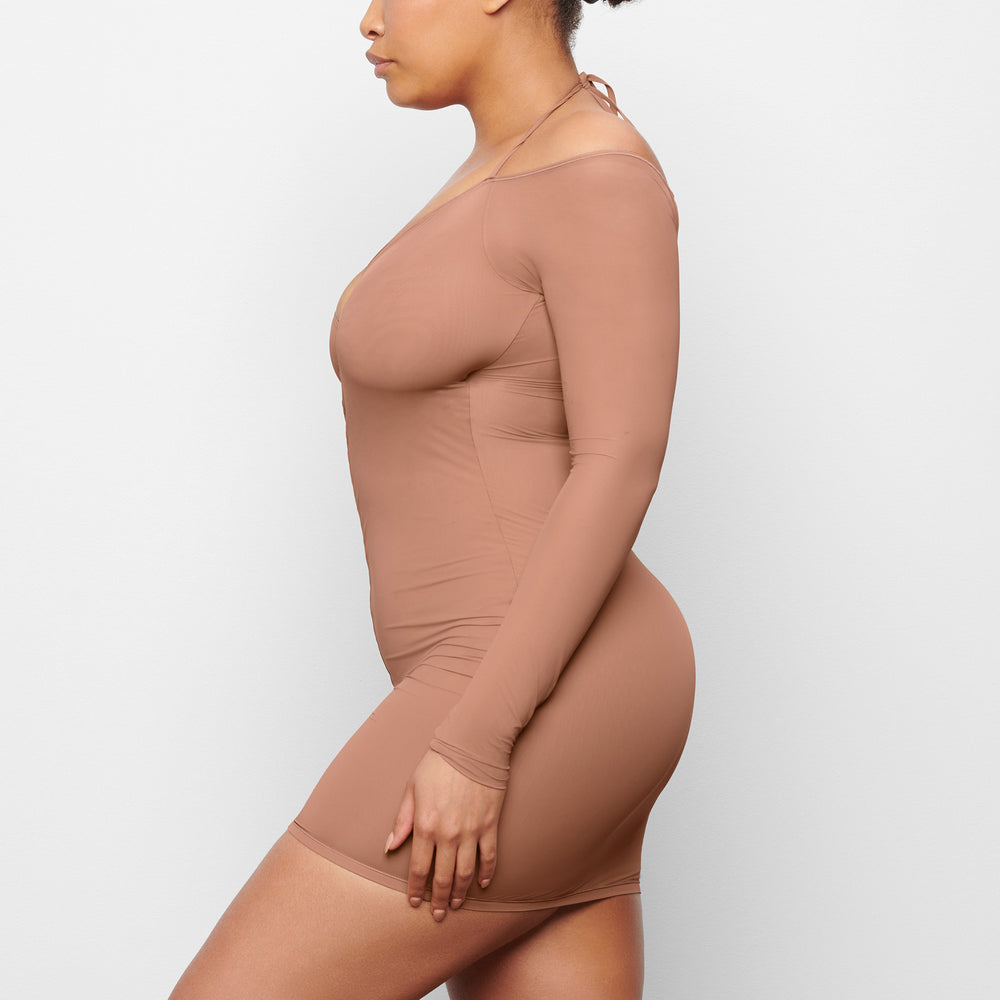 Peignoir Skims JELLY SHEER OFF THE SHOULDER Abricot | 539JCFSOA