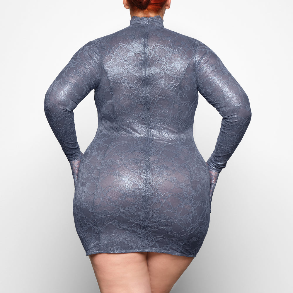 Peignoir Skims LACE TURTLENECK Thunder | 014YCGFKV