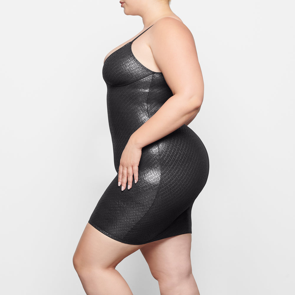 Peignoir Skims LOGO MESH FOIL CAMI Noir | 867TWGCXI