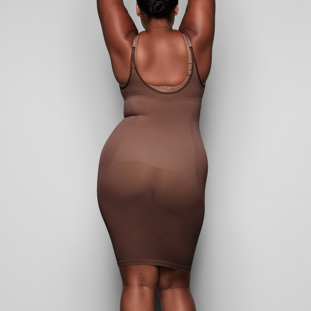 Peignoir Skims OPEN BUST SLIP Abricot | 450YGSJFQ
