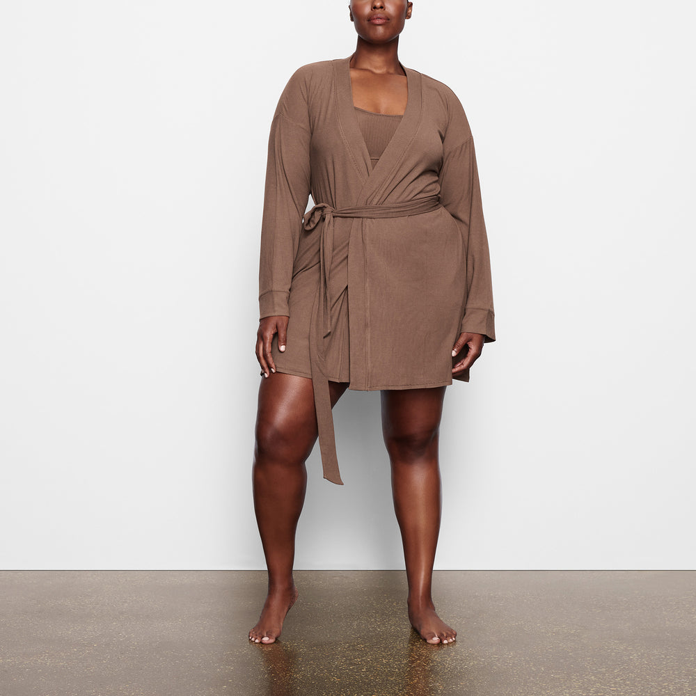 Peignoir Skims SOFT LOUNGE Abricot | 708FRMDVJ