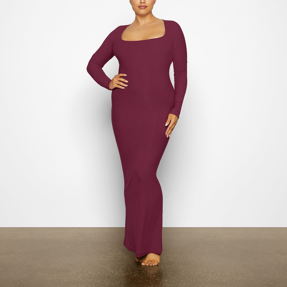 Peignoir Skims SOFT LOUNGE LONG SLEEVE Violette | 590TAWPSG