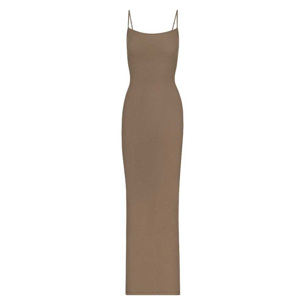 Peignoir Skims SOFT LOUNGE LONG SLIP Abricot | 483HOPZTQ