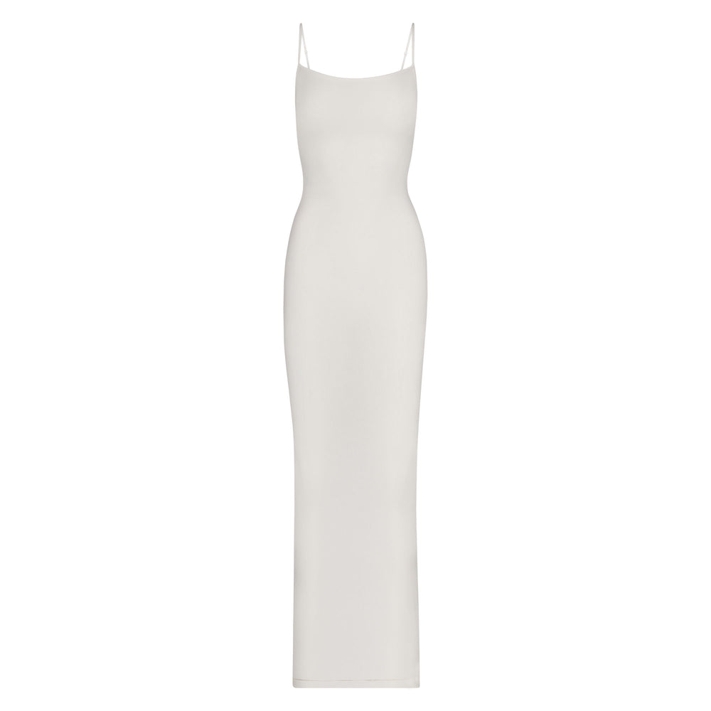 Peignoir Skims SOFT LOUNGE LONG SLIP Blanche | 034DLRPNF