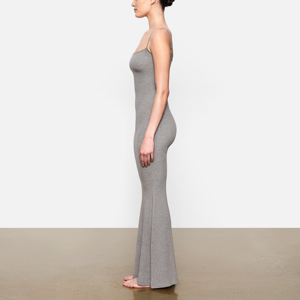 Peignoir Skims SOFT LOUNGE LONG SLIP Grise | 198TKUBMI