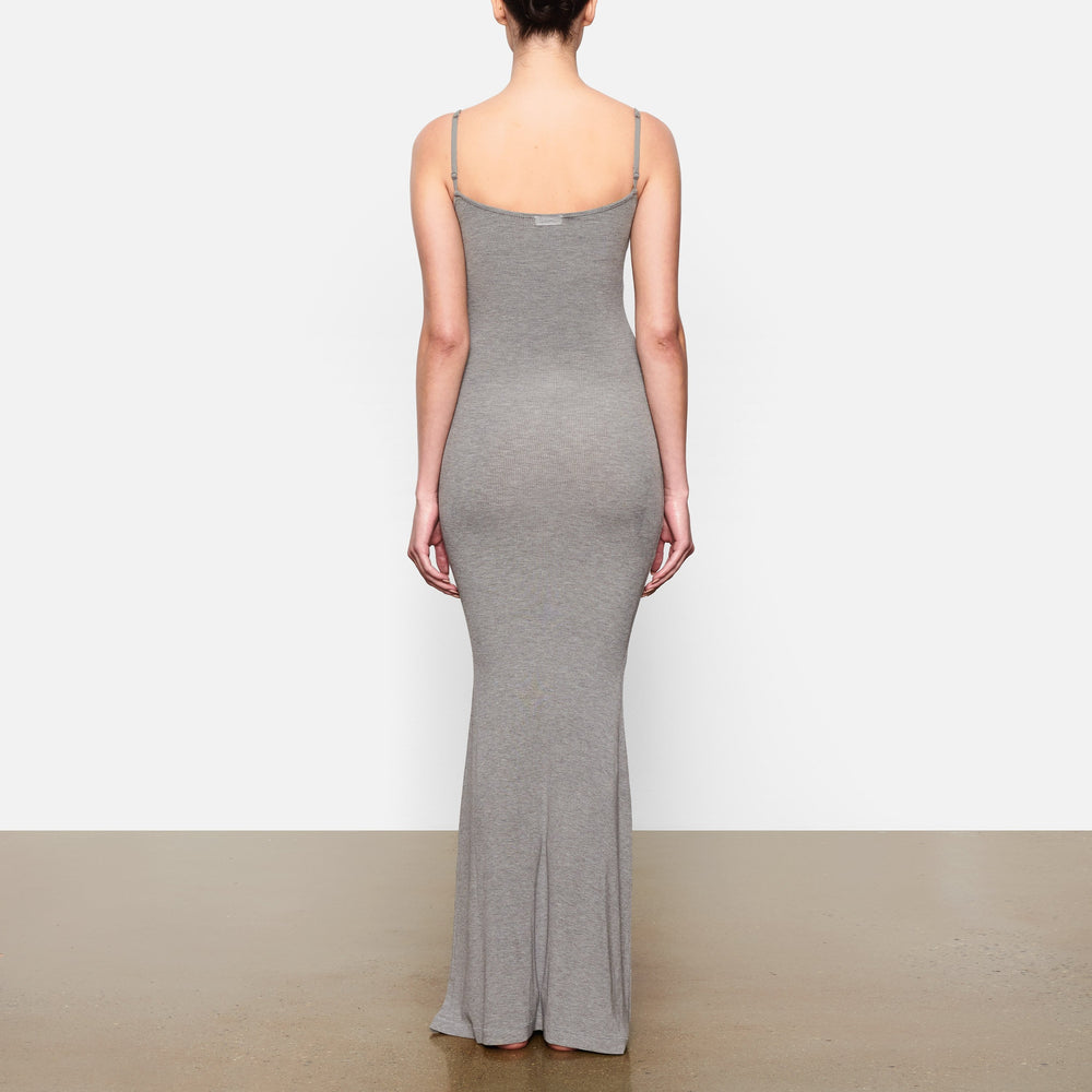 Peignoir Skims SOFT LOUNGE LONG SLIP Grise | 198TKUBMI