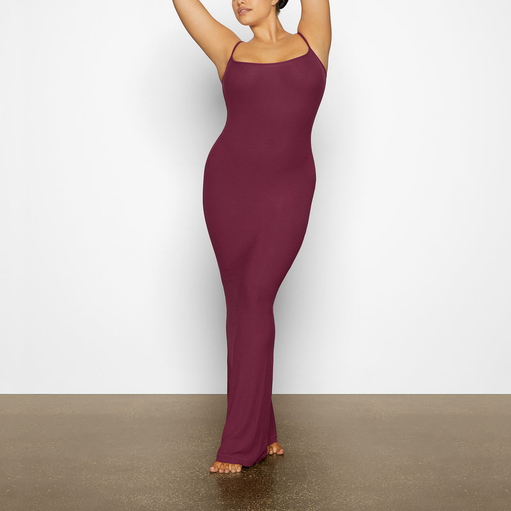 Peignoir Skims SOFT LOUNGE LONG SLIP Violette | 148EUJVDC