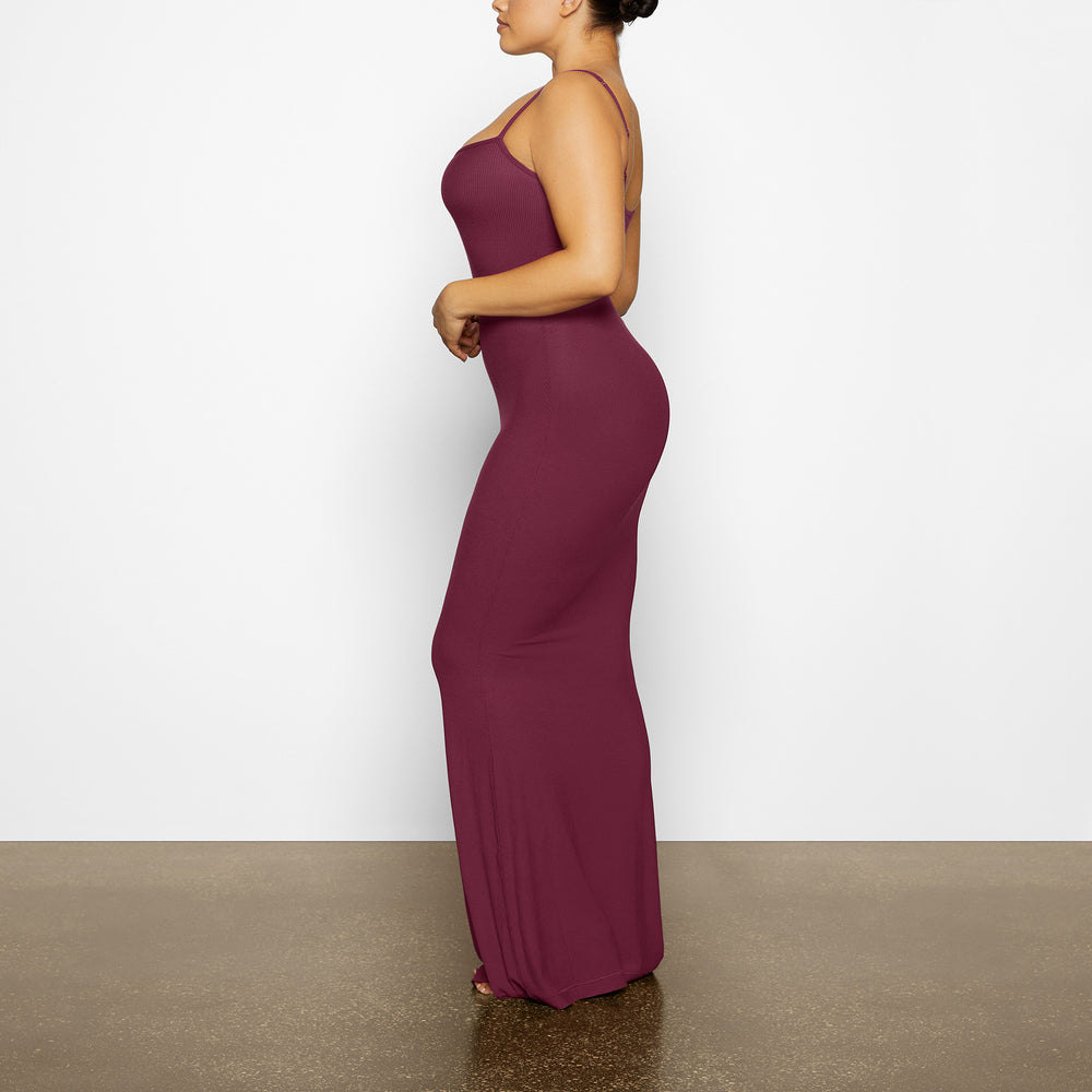 Peignoir Skims SOFT LOUNGE LONG SLIP Violette | 148EUJVDC