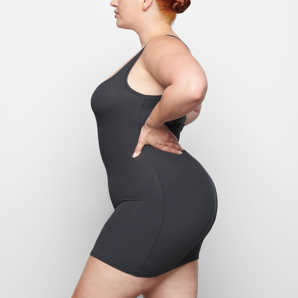 Peignoir Skims SOFT LOUNGE MINI Grise Foncé | 036HIYTPL