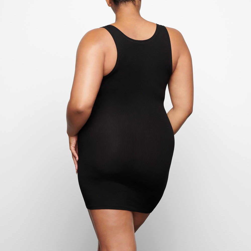 Peignoir Skims SOFT LOUNGE MINI Noir | 672AODCYP
