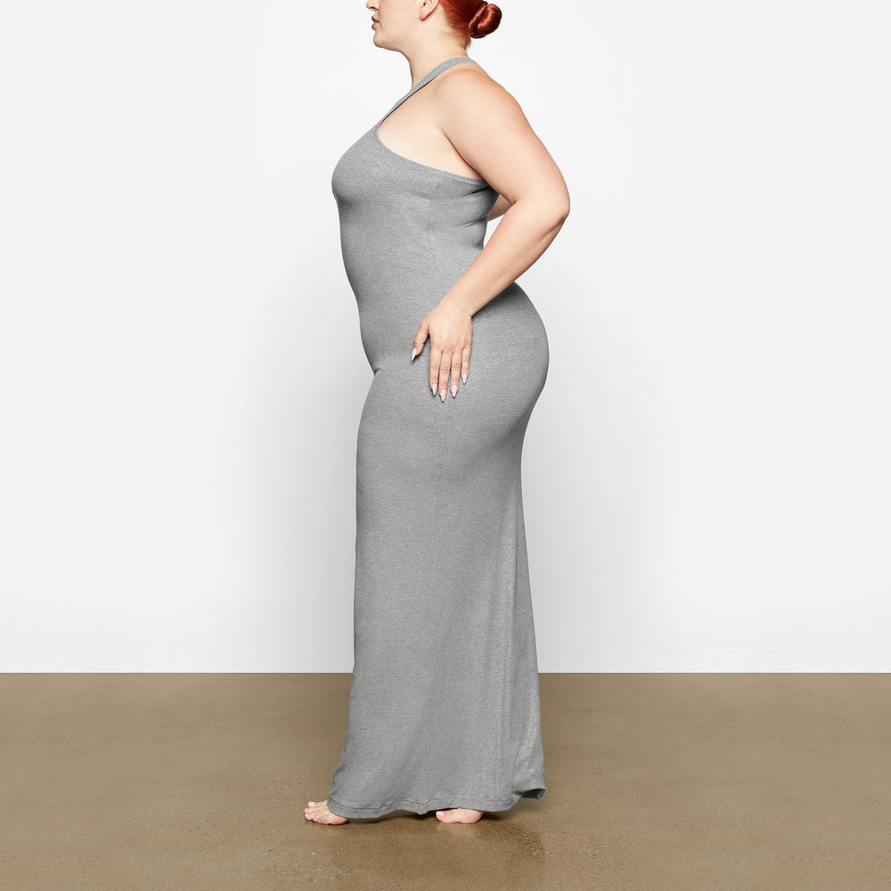 Peignoir Skims SOFT LOUNGE SHIMMER RACERBACK Grise | 781UEZCTV
