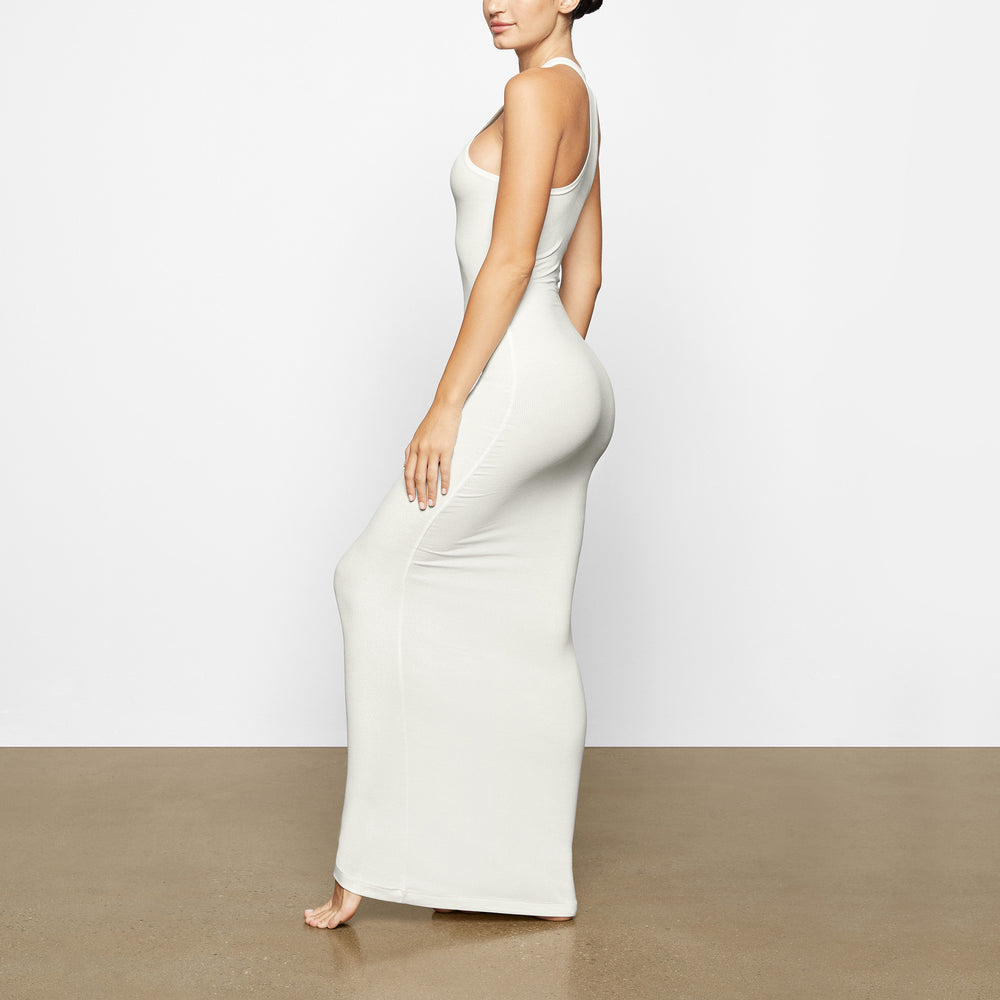 Peignoir Skims SOFT LOUNGE SHIMMER RACERBACK Blanche | 792GLWDBZ