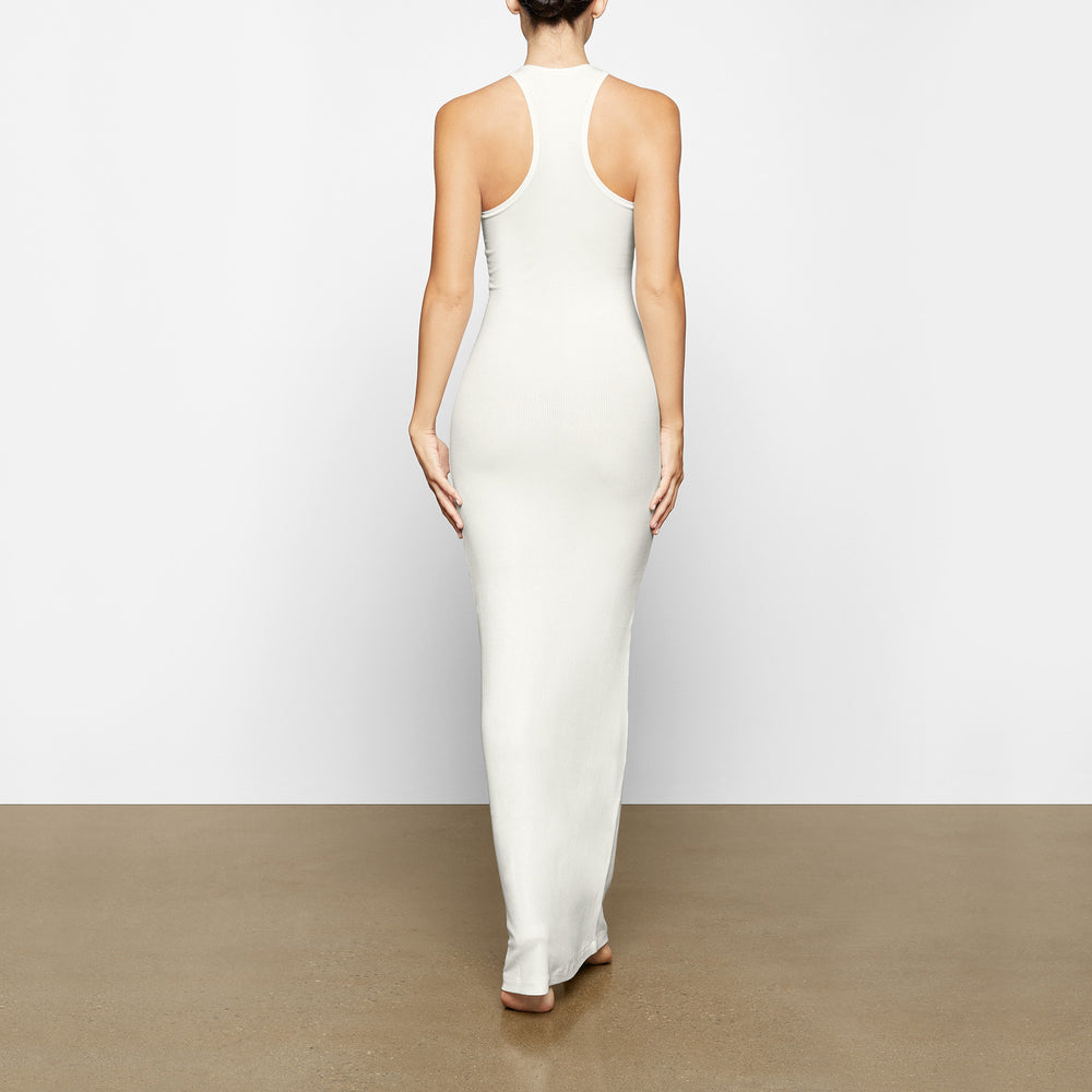 Peignoir Skims SOFT LOUNGE SHIMMER RACERBACK Blanche | 792GLWDBZ