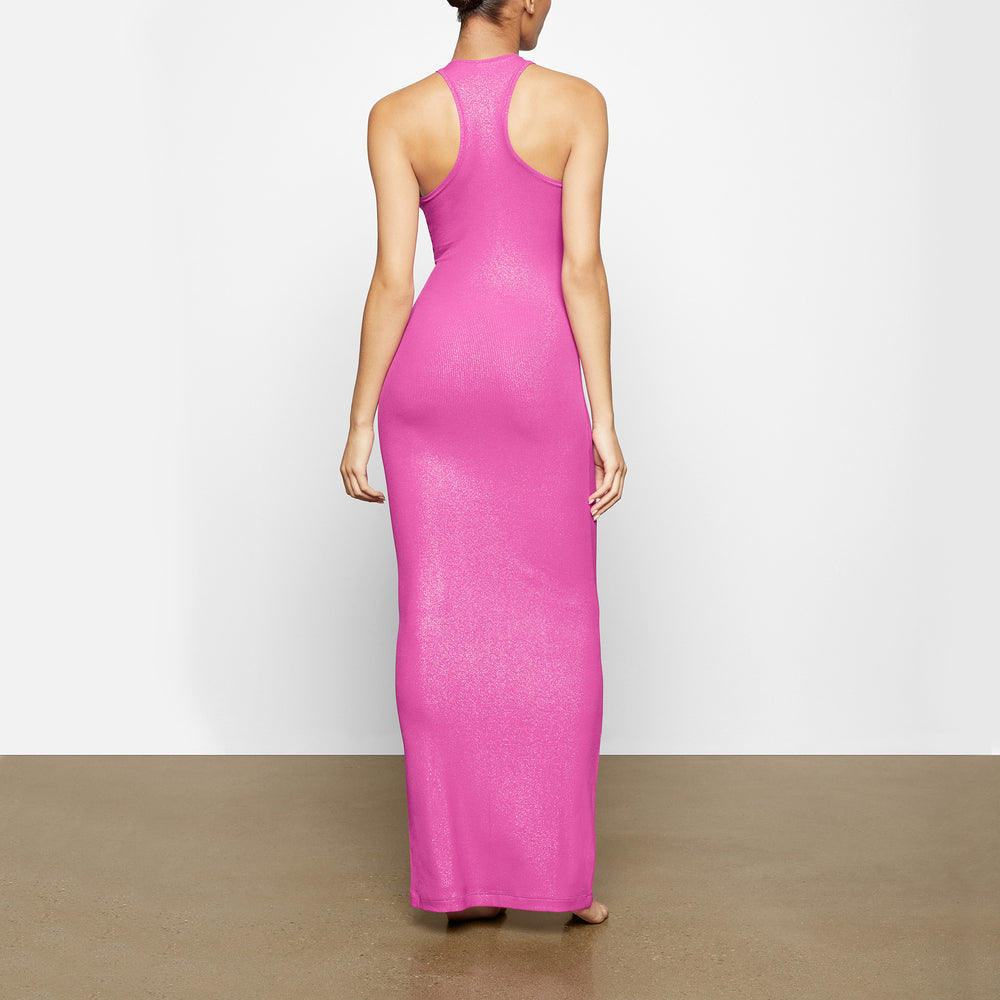 Peignoir Skims SOFT LOUNGE SHIMMER RACERBACK Fushia | 854ZWIKRE