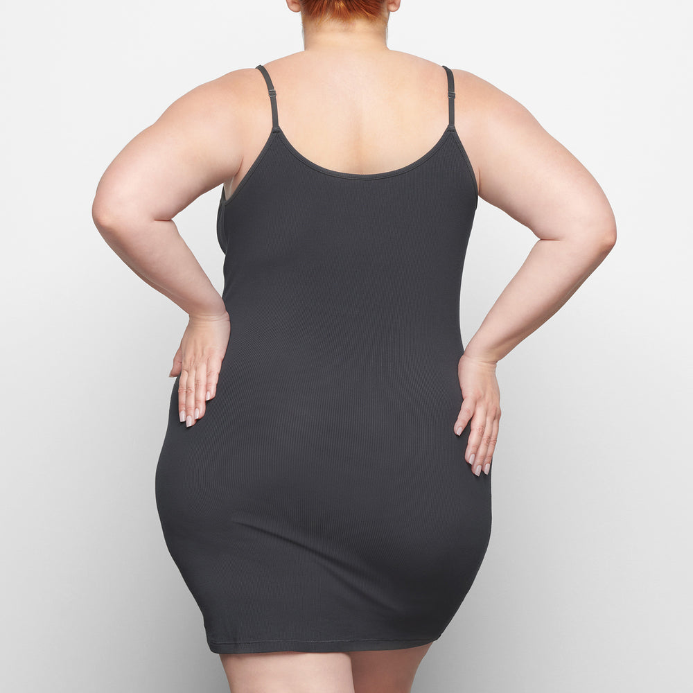 Peignoir Skims SOFT LOUNGE SLIP Grise Foncé | 134LVNBQC