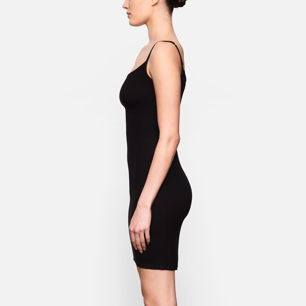 Peignoir Skims SOFT LOUNGE SLIP Noir | 437AWIBET