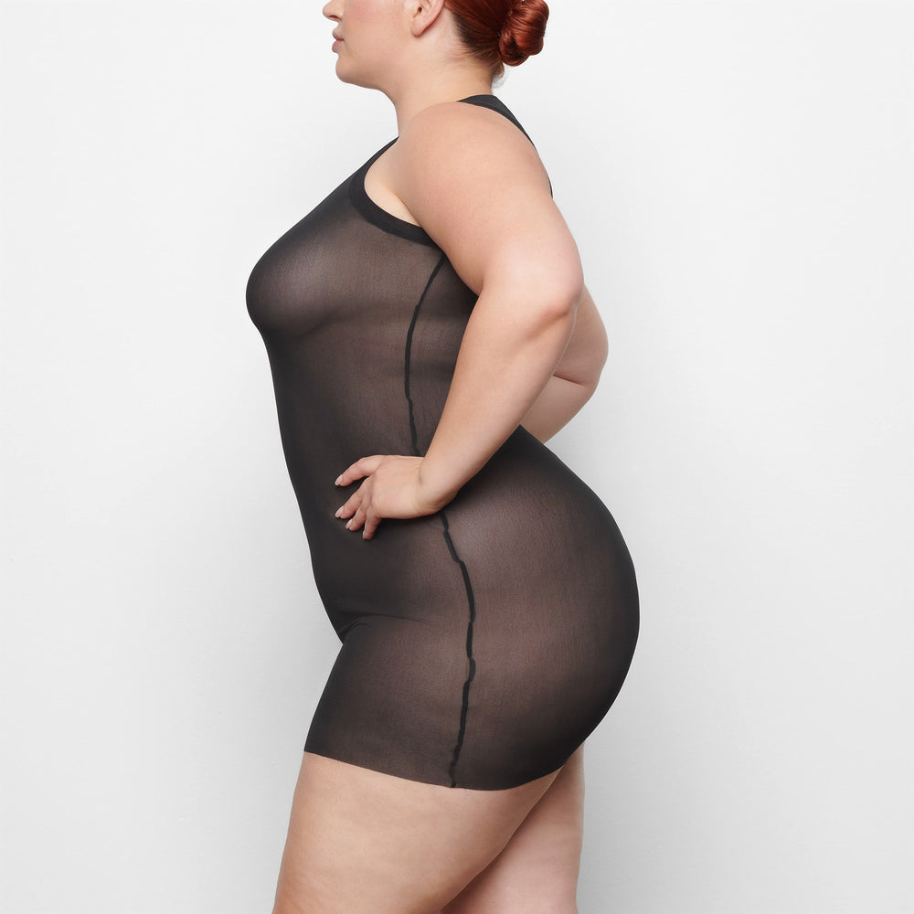 Peignoir Skims SUMMER MESH HIGH NECK TANK Noir | 415UBTDWG