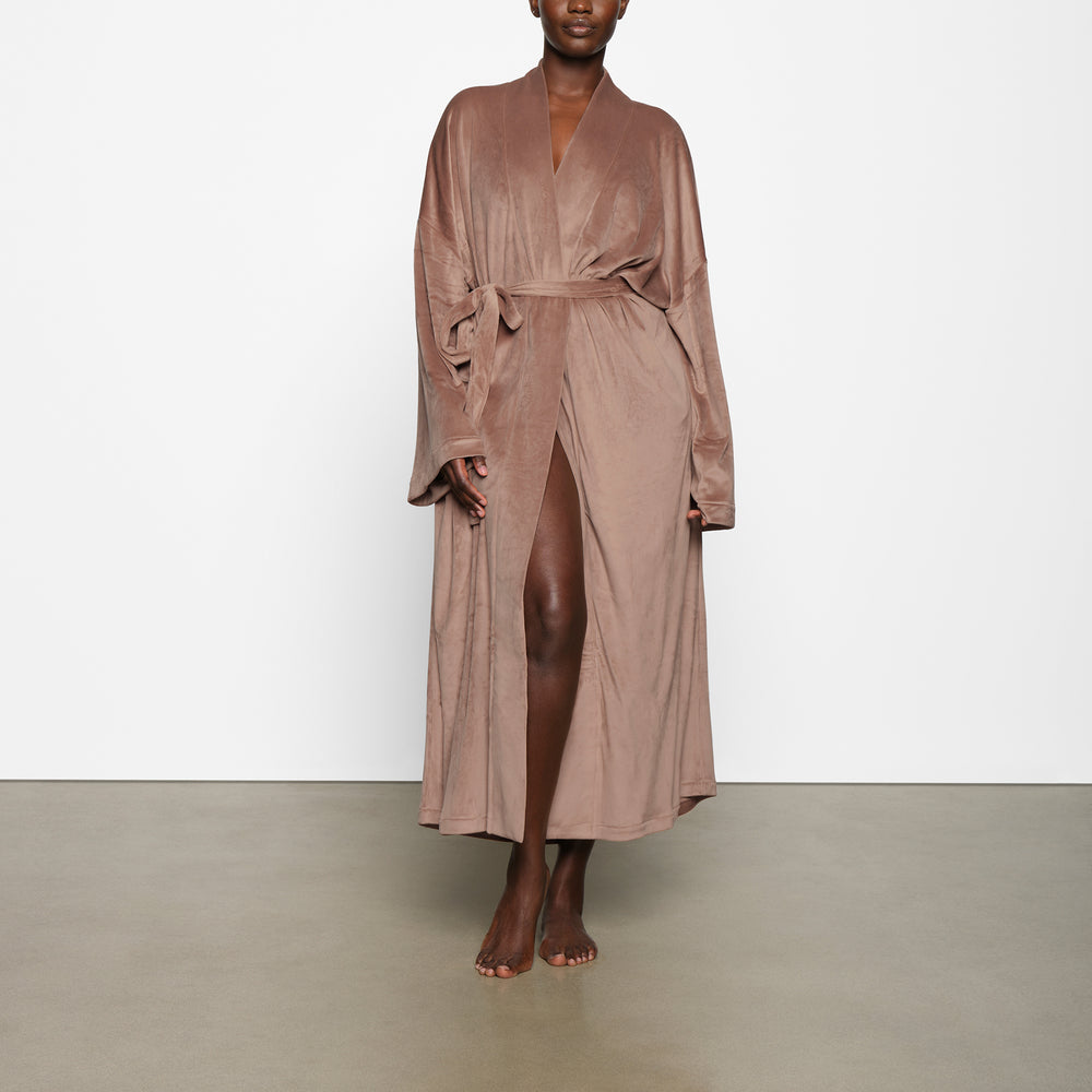 Peignoir Skims VELOUR WRAP Abricot | 576VHEXPW