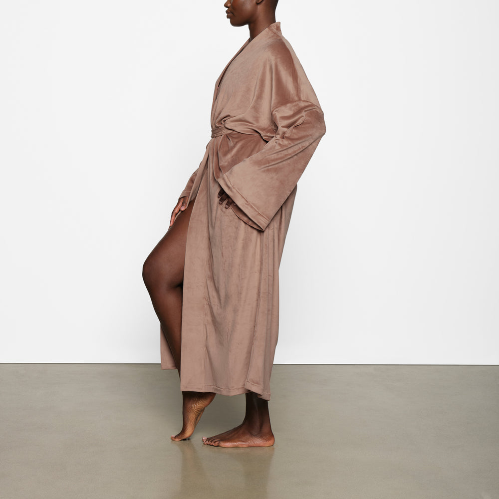 Peignoir Skims VELOUR WRAP Abricot | 576VHEXPW