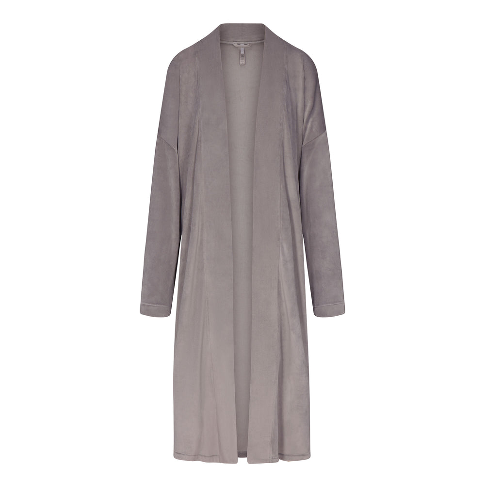 Peignoir Skims VELOUR WRAP Grise | 819VRNCXH
