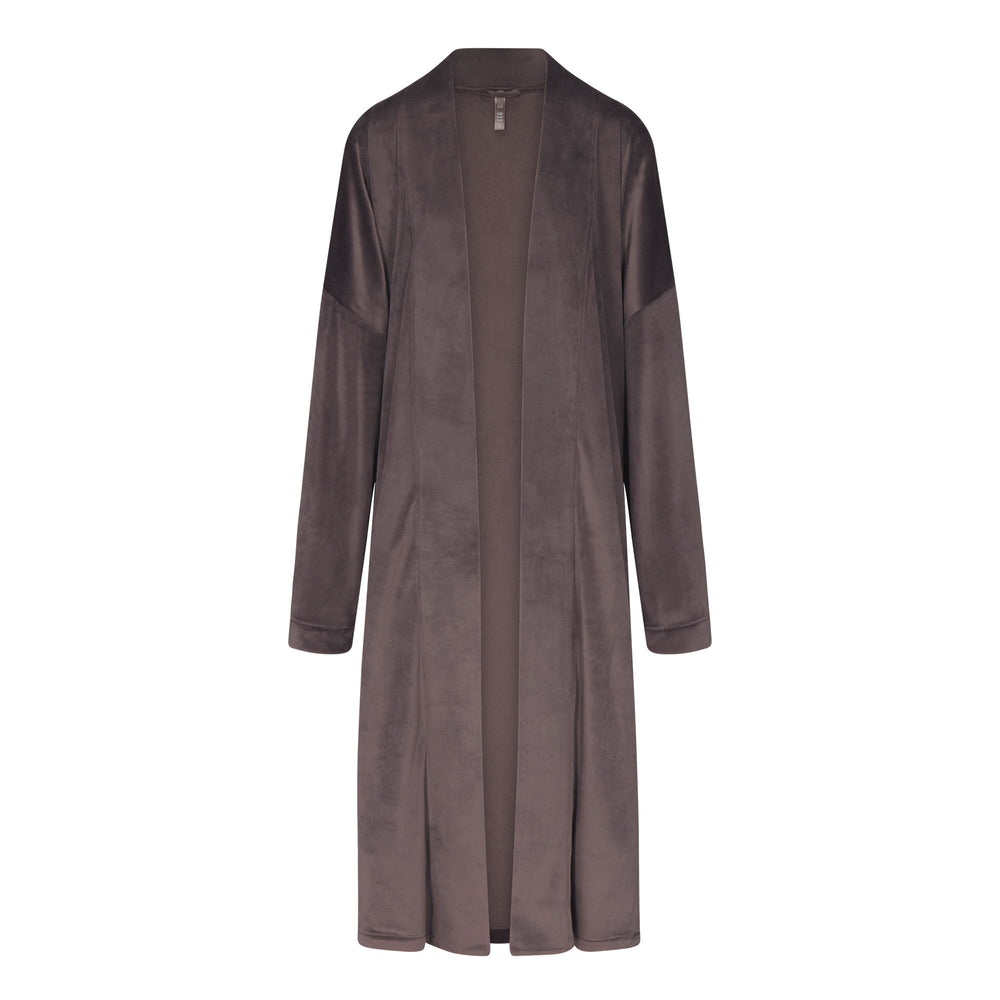 Peignoir Skims VELOUR WRAP Violette Grise | 463KFRINL