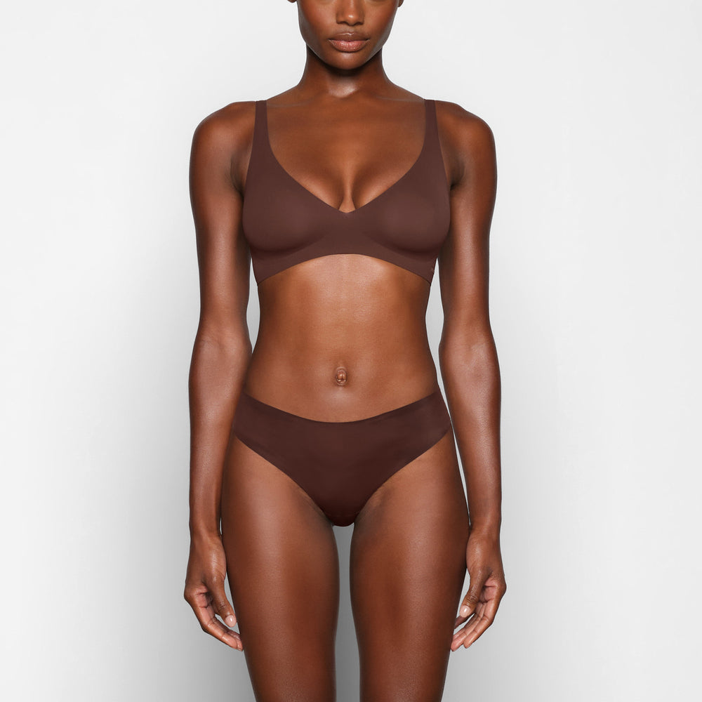 Plunge Bra Skims NAKED Chocolat | 169SYEFZO