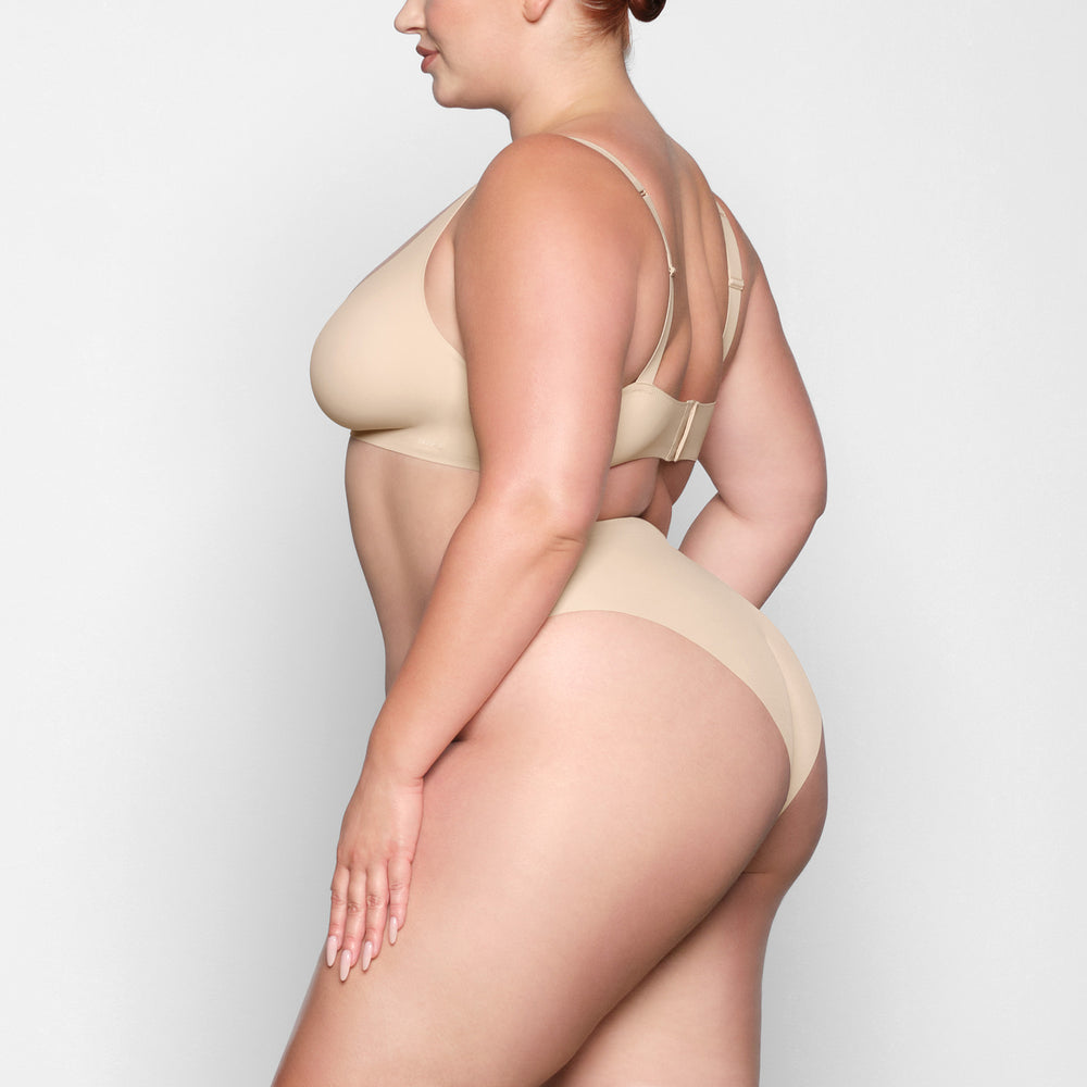 Plunge Bra Skims NAKED Marron | 312SFEZMH