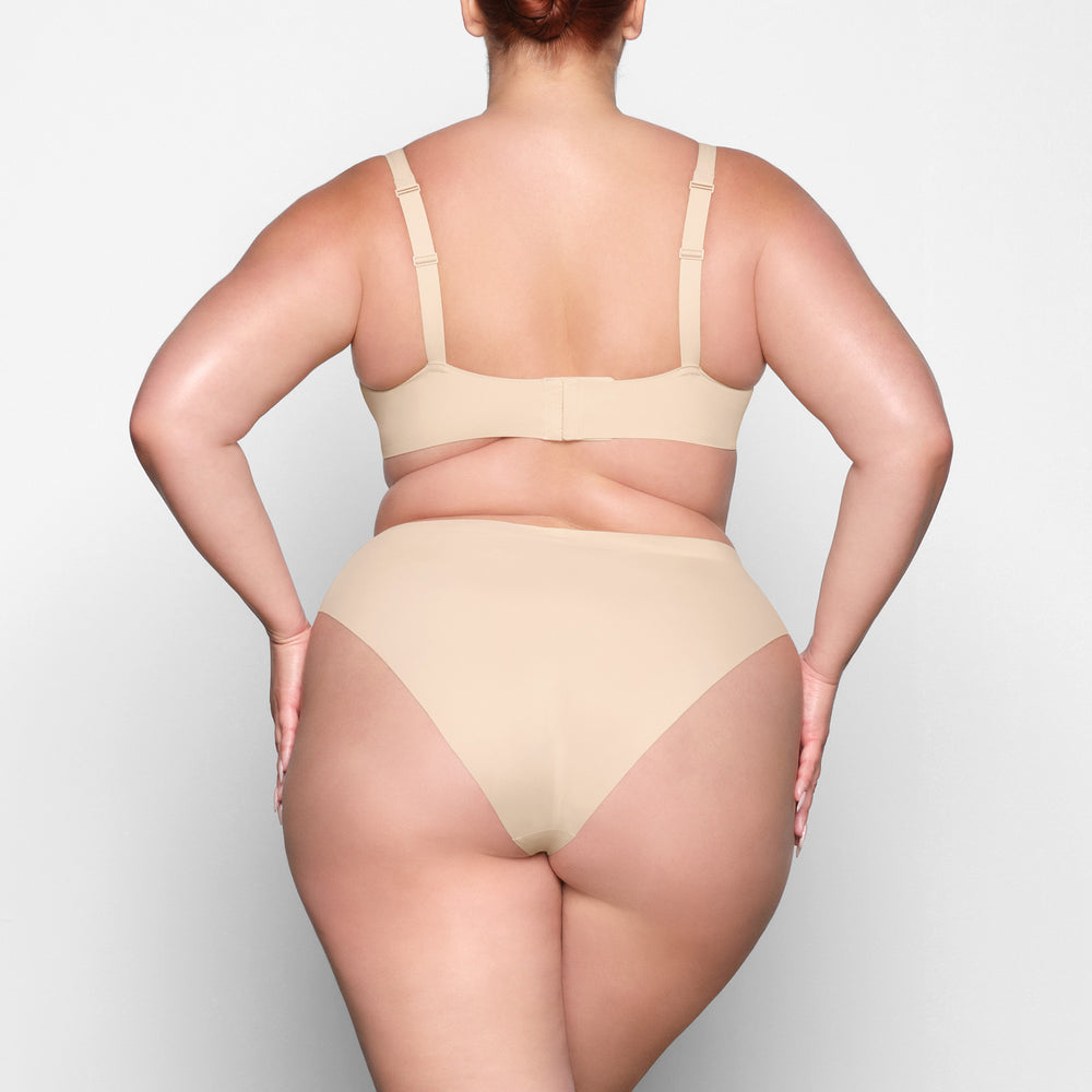 Plunge Bra Skims NAKED Marron | 312SFEZMH