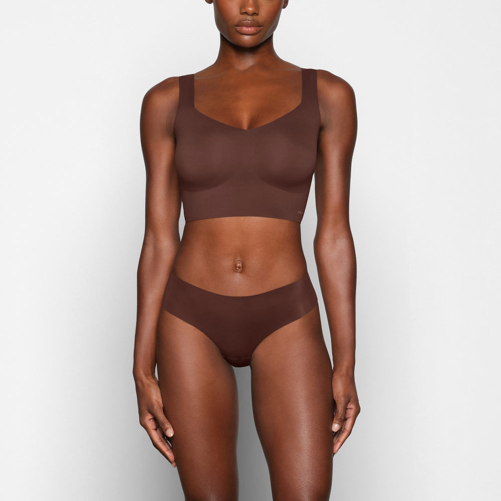 Plunge Bra Skims NAKED TANK Chocolat | 297YVTRNM