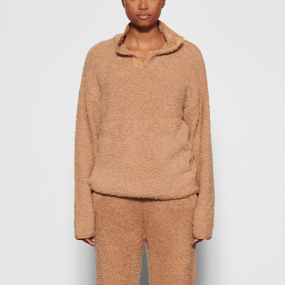Pulls De Golf Skims COZY KNIT Marron | 698MVOCJB