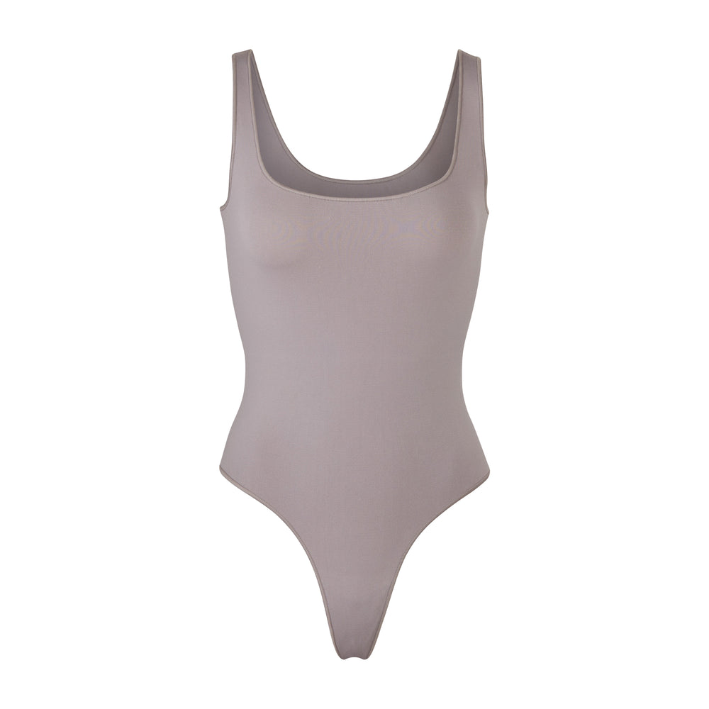 Scoop Neck Bodysuit Skims ESSENTIAL Grise | 671VULJQB