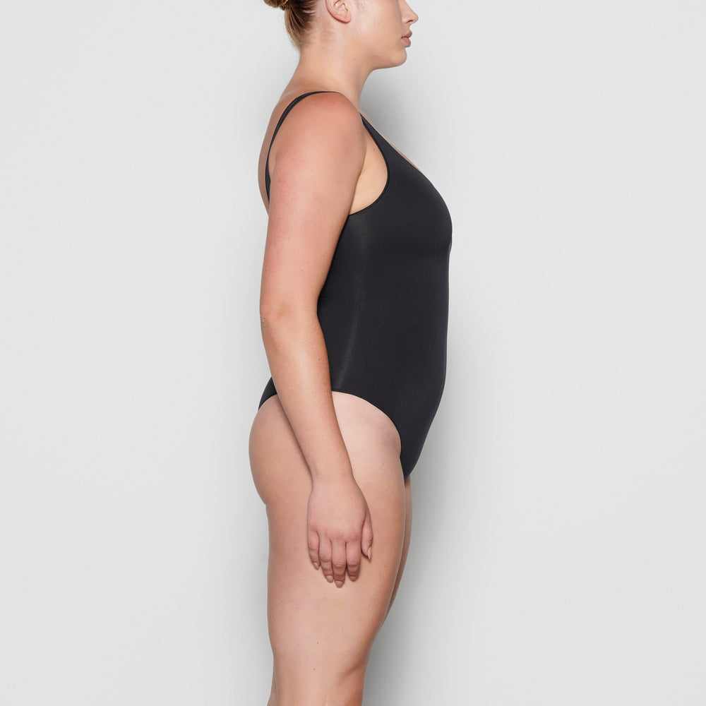Scoop Neck Bodysuit Skims ESSENTIAL Noir | 642OQBNSZ