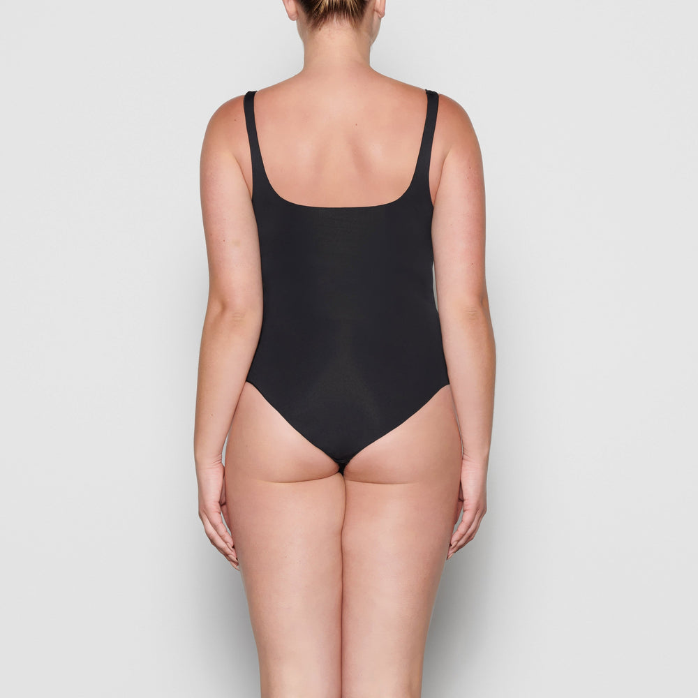 Scoop Neck Bodysuit Skims ESSENTIAL Noir | 642OQBNSZ