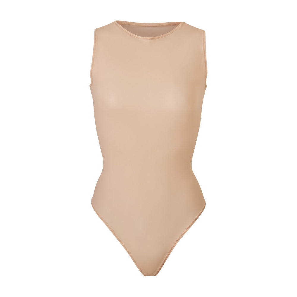 Scoop Neck Bra Skims JELLY SHEER CREW NECK Beige | 960RSMTHN