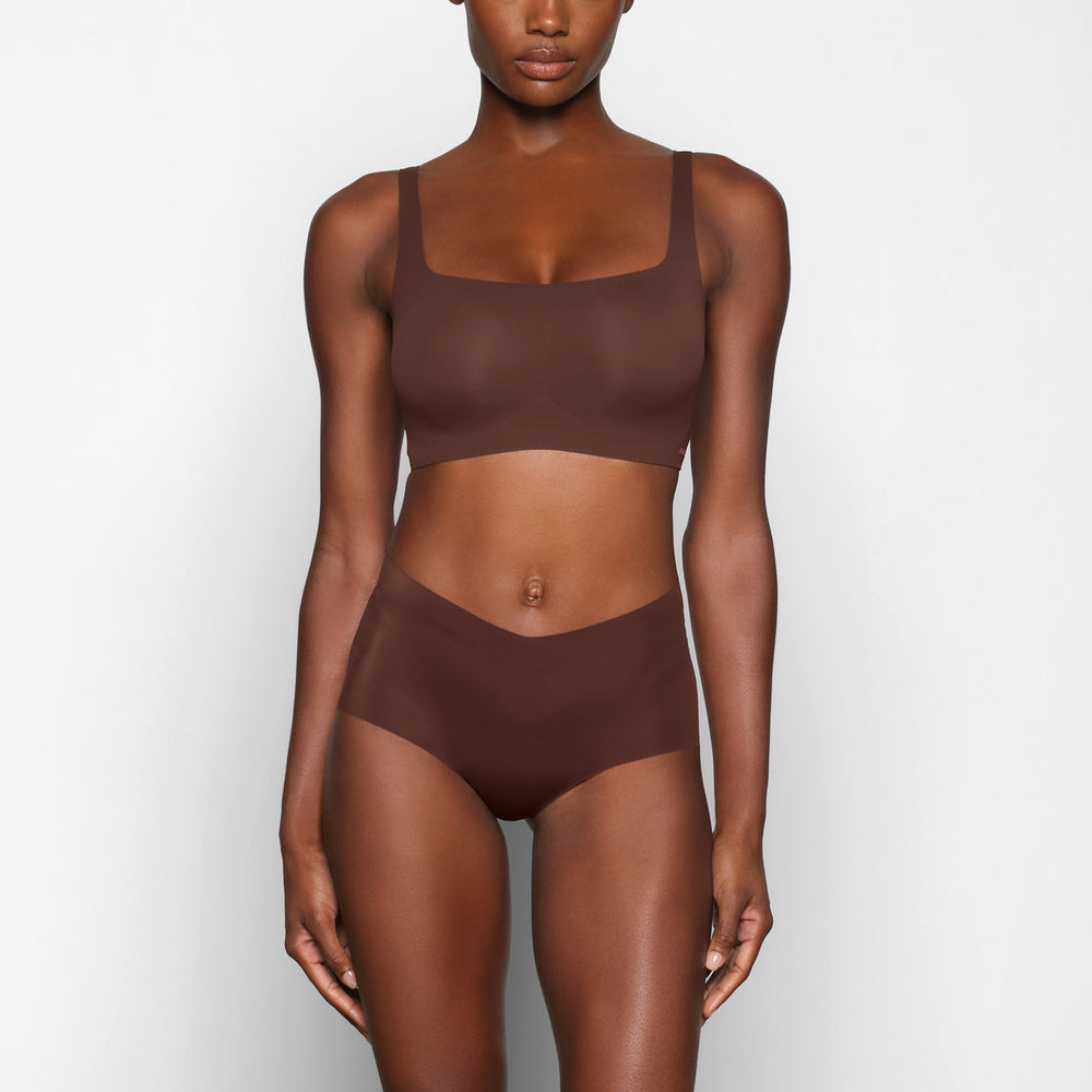 Scoop Neck Bra Skims NAKED Chocolat | 715IOLTAV