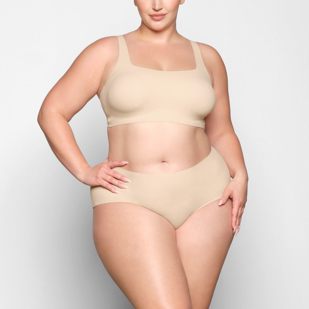 Scoop Neck Bra Skims NAKED Marron | 018DIWKYN