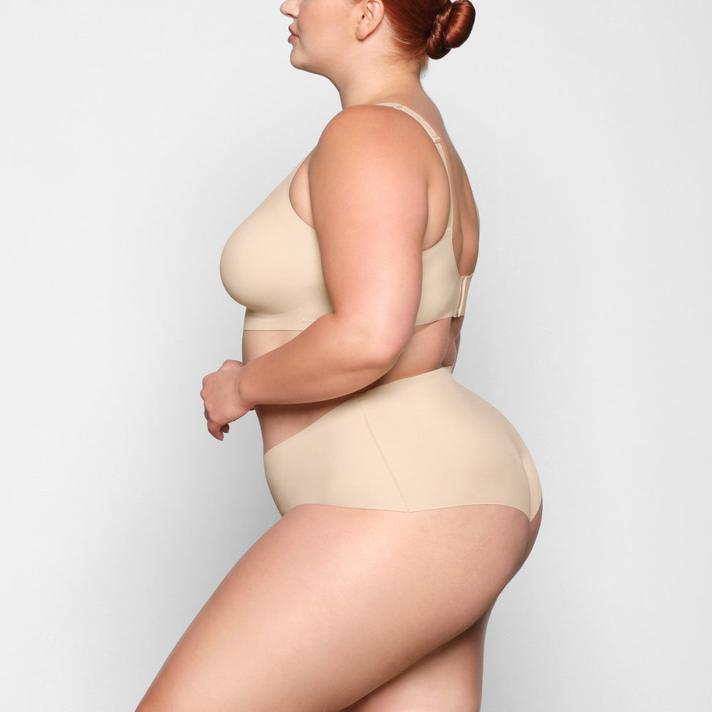 Scoop Neck Bra Skims NAKED Marron | 018DIWKYN