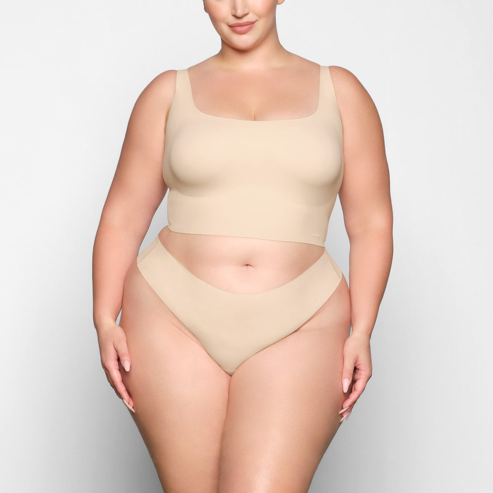 Scoop Neck Bra Skims NAKED TANK Marron | 425CSHFEU