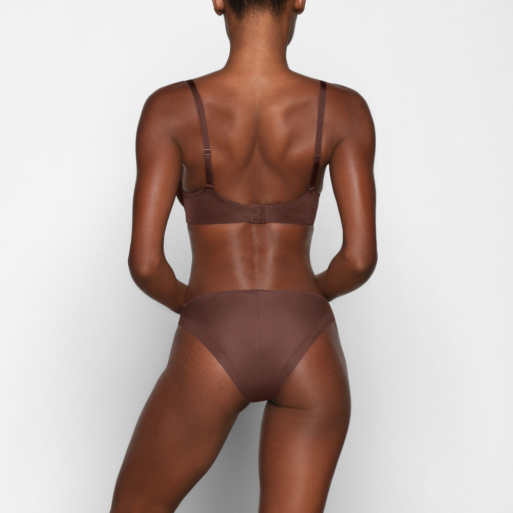 Scoop Neck Bra Skims WEIGHTLESS Chocolat | 528VWFLSR