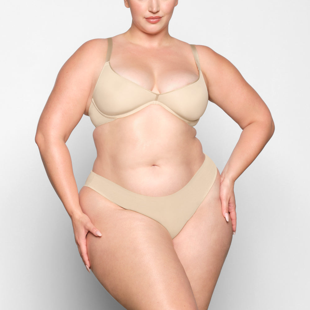 Scoop Neck Bra Skims WEIGHTLESS Marron | 365NXVMDB