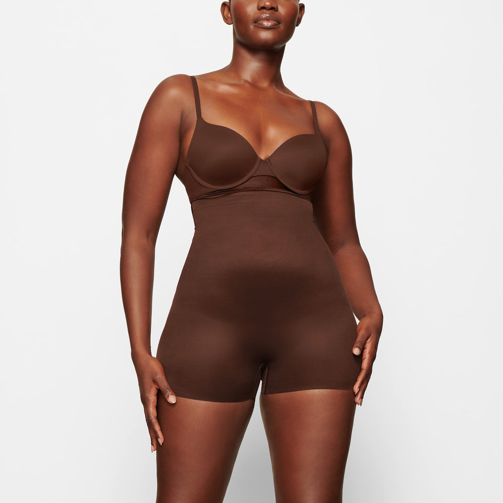 Short Skims BARELY THERE HIGH WAIST Chocolat | 695NCZMSK